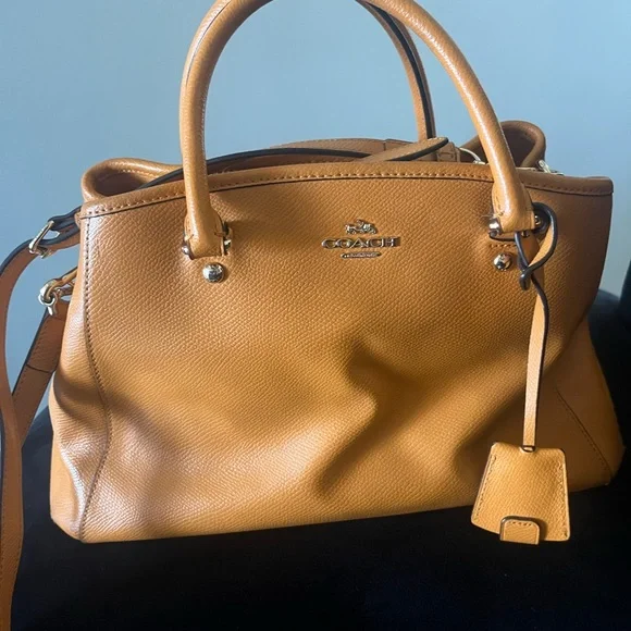 Coach Pebbled Leather Satchel - Picture 2 of 3